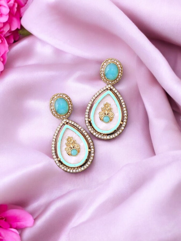 Turquoise Pritika Danglers
