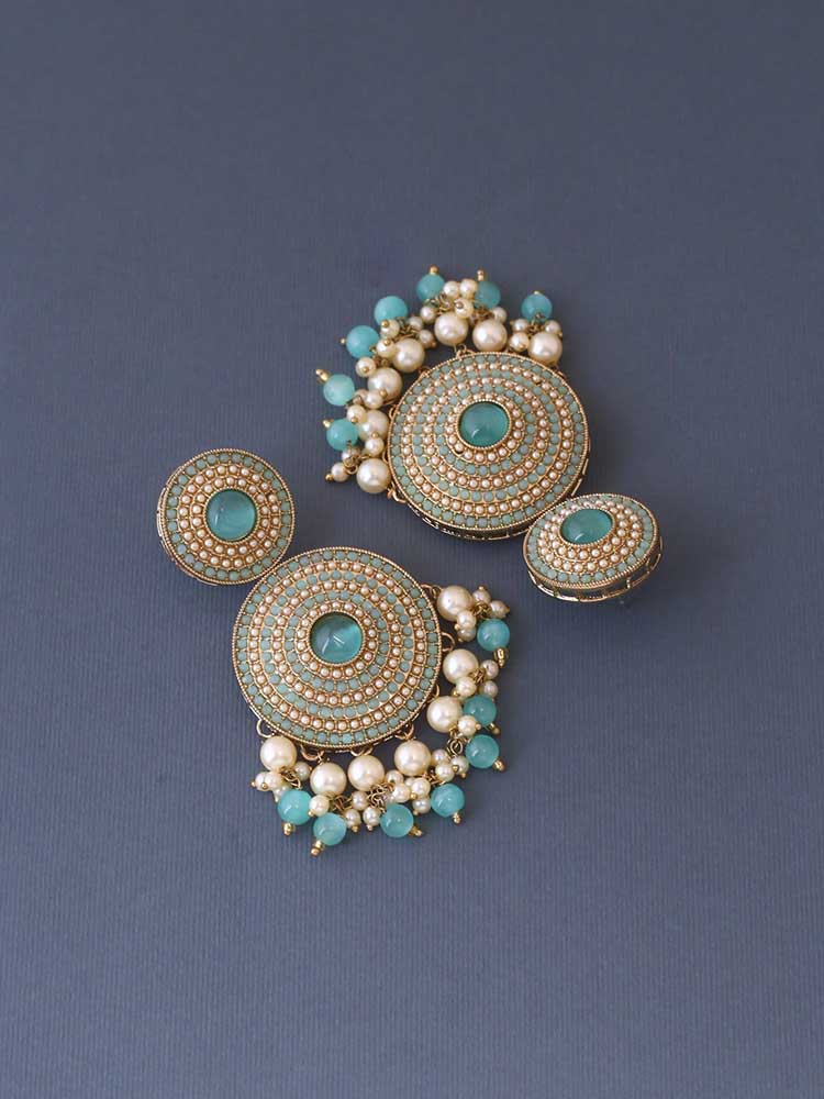 Turquoise Samruddhi Danglers
