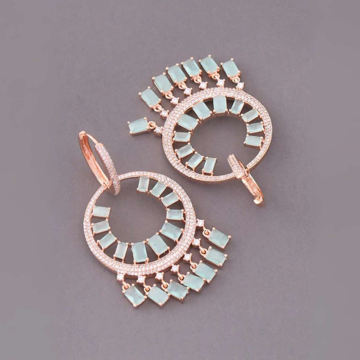 Turquoise Saranda Zirconia Danglers