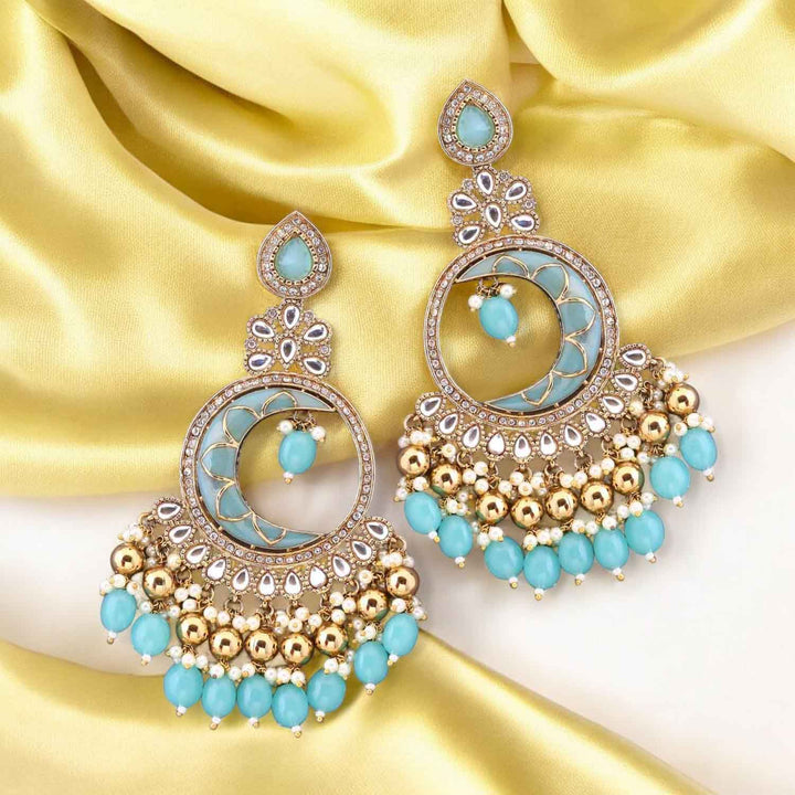 Turquoise Shima Chandbalis