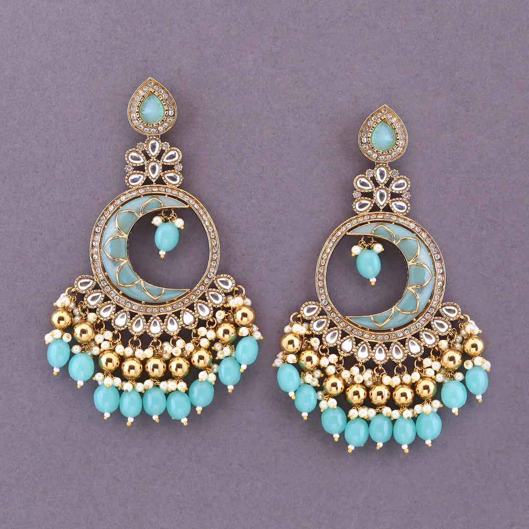 Turquoise Shima Chandbalis