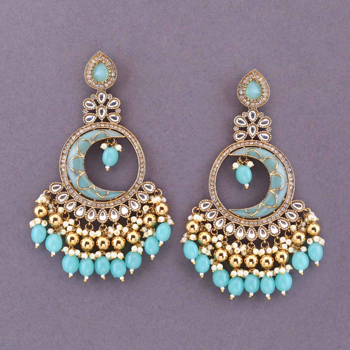 Turquoise Shima Chandbalis