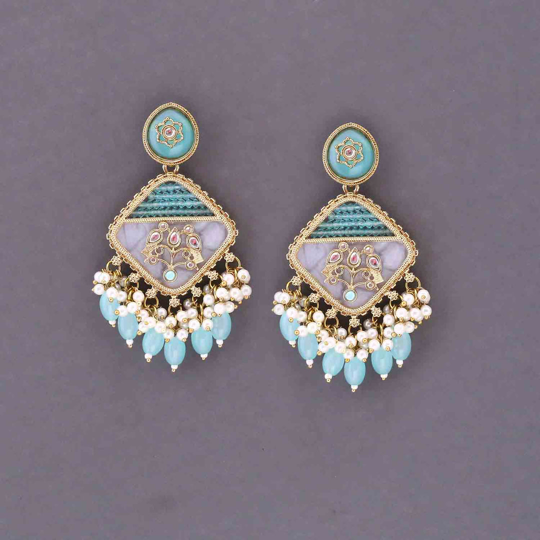 Turquoise Shujira Danglers