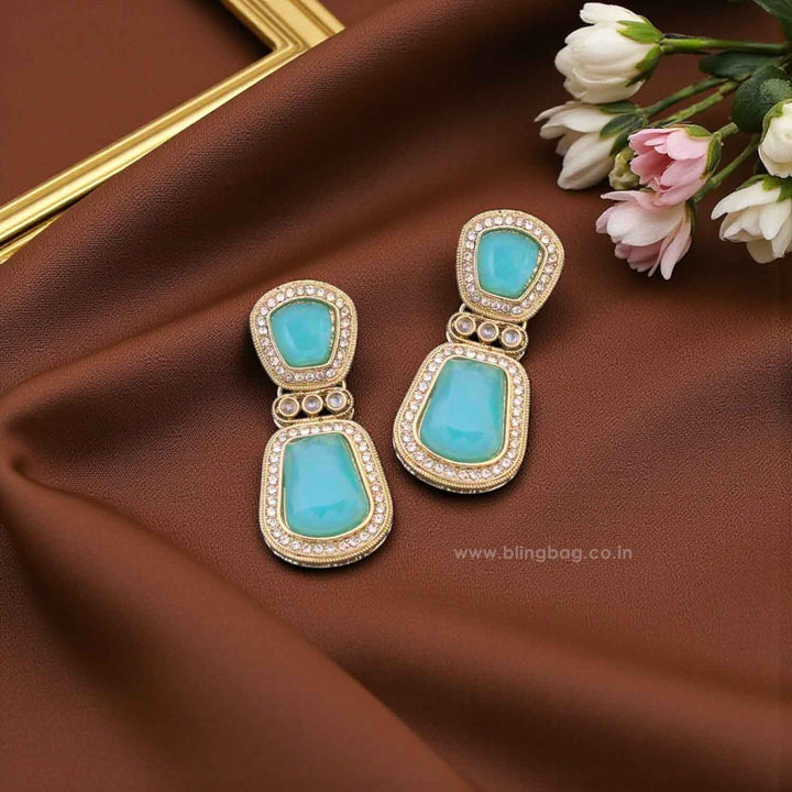 Turquoise Srilekha Danglers