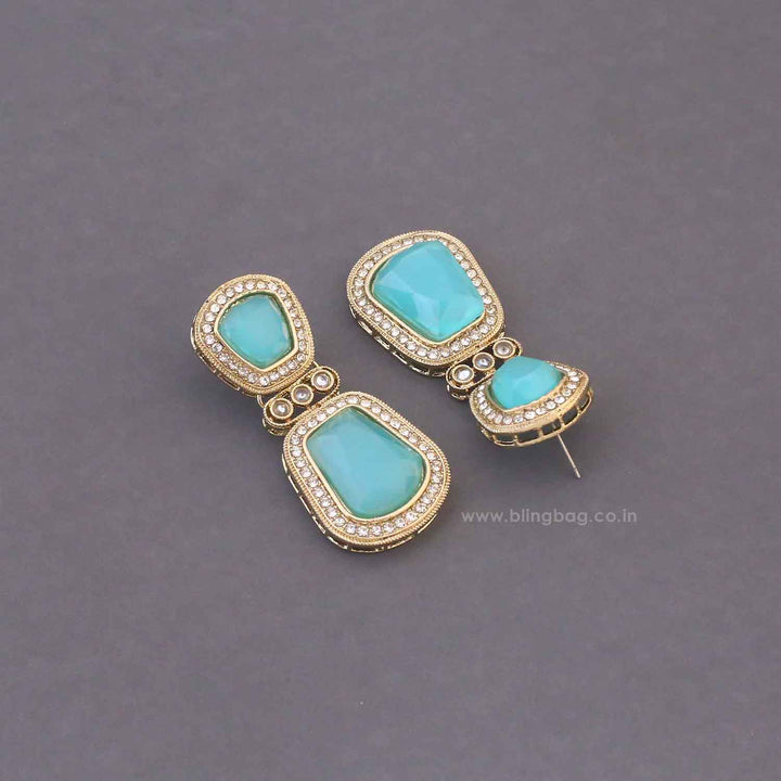 Turquoise Srilekha Danglers