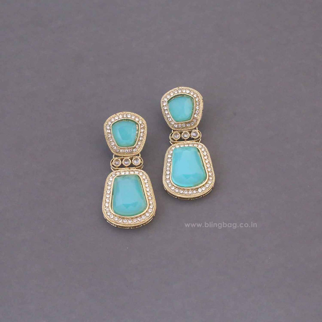 Turquoise Srilekha Danglers