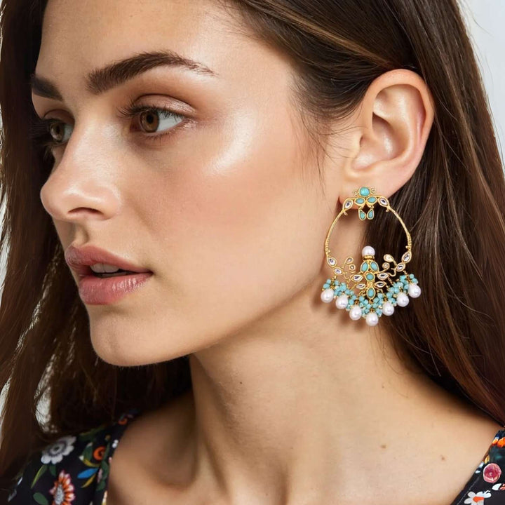 Turquoise Tia Chandbalis