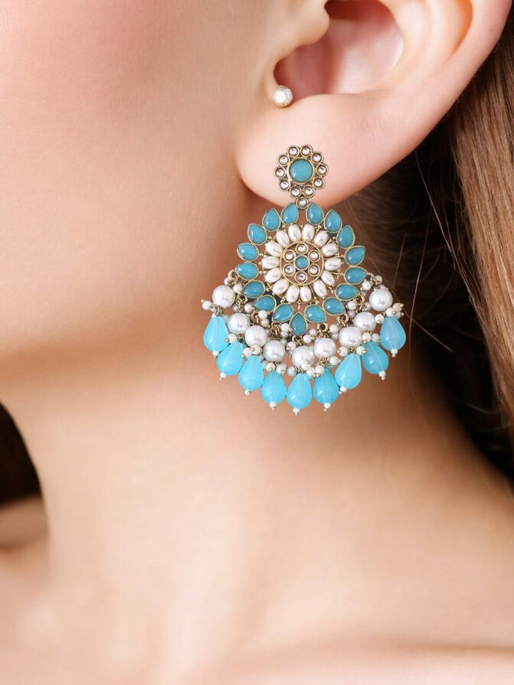 Turquoise Triguna Chaandbalis