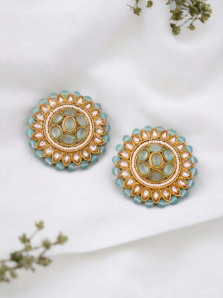Turquoise Utika Ethnic Studs
