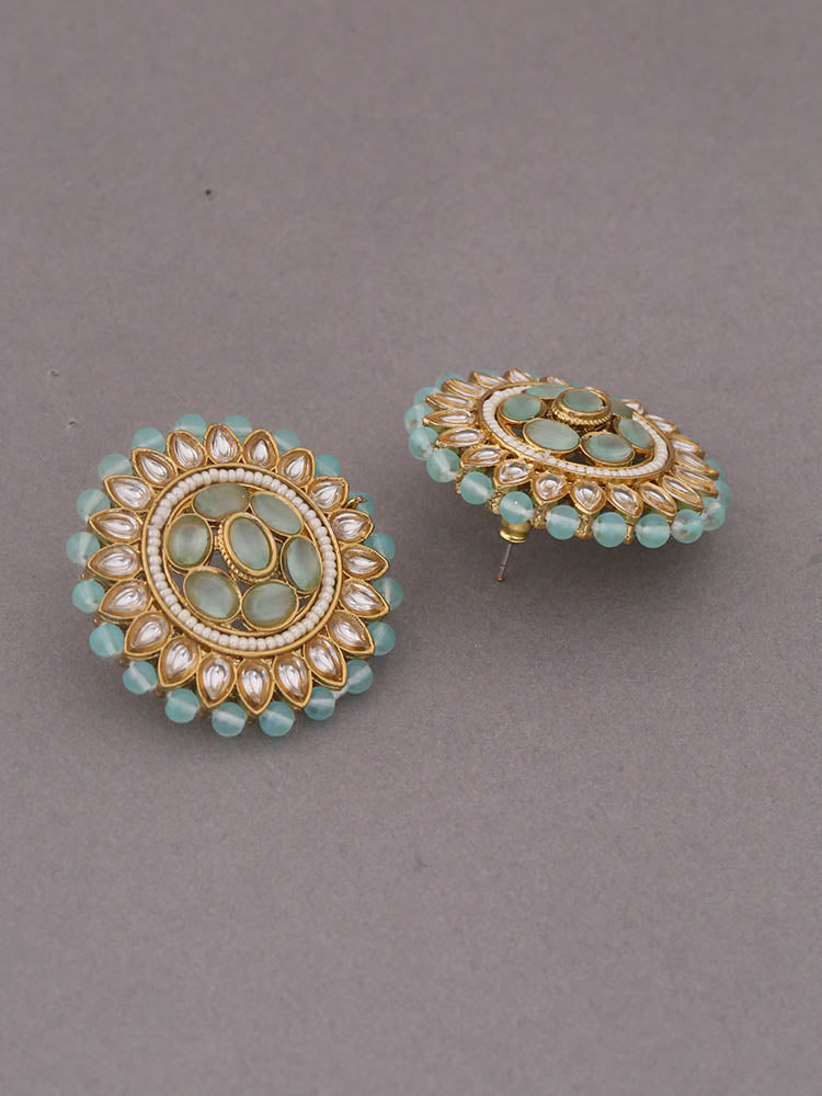Turquoise Utika Ethnic Studs