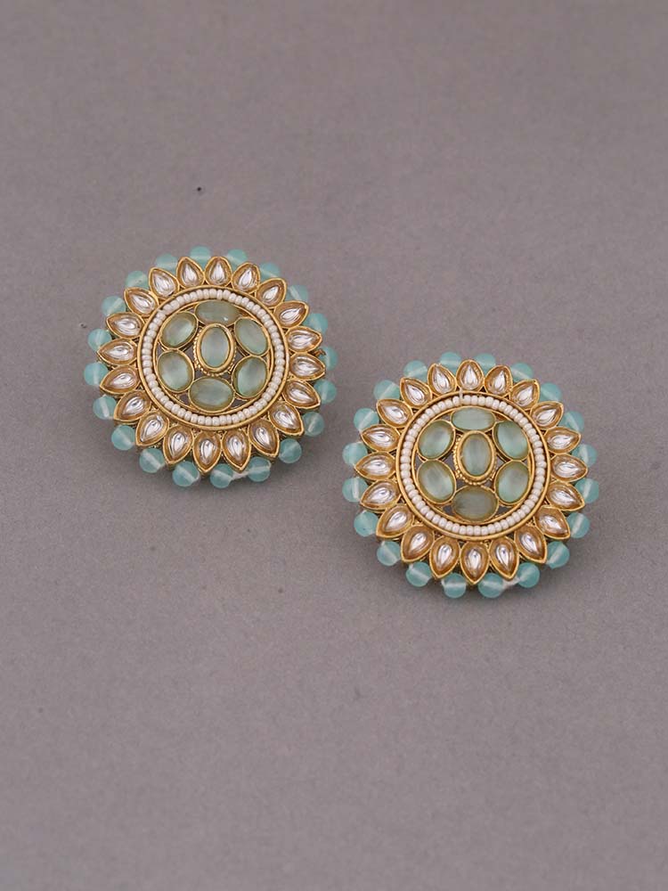 Turquoise Utika Ethnic Studs