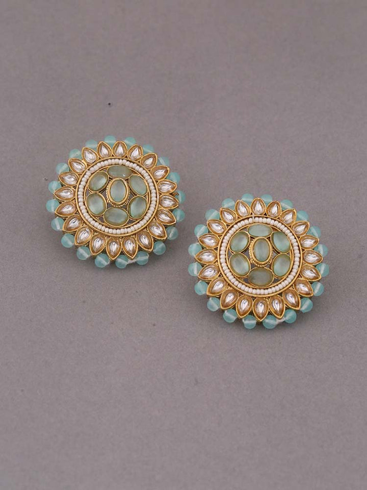 Turquoise Utika Ethnic Studs