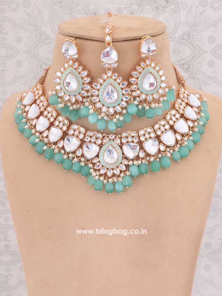 Turquoise Vaanya Jewellery Set