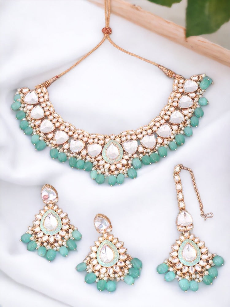 Turquoise Vaanya Jewellery Set