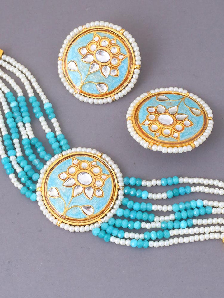 Turquoise Vaengai Jewellery Set