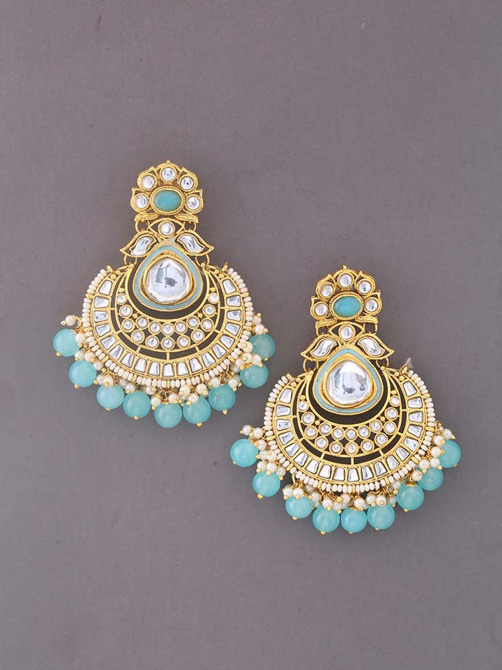 Turquoise Vaibavi Chaandbalis