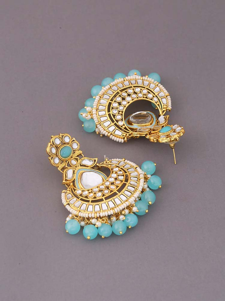 Turquoise Vaibavi Chaandbalis