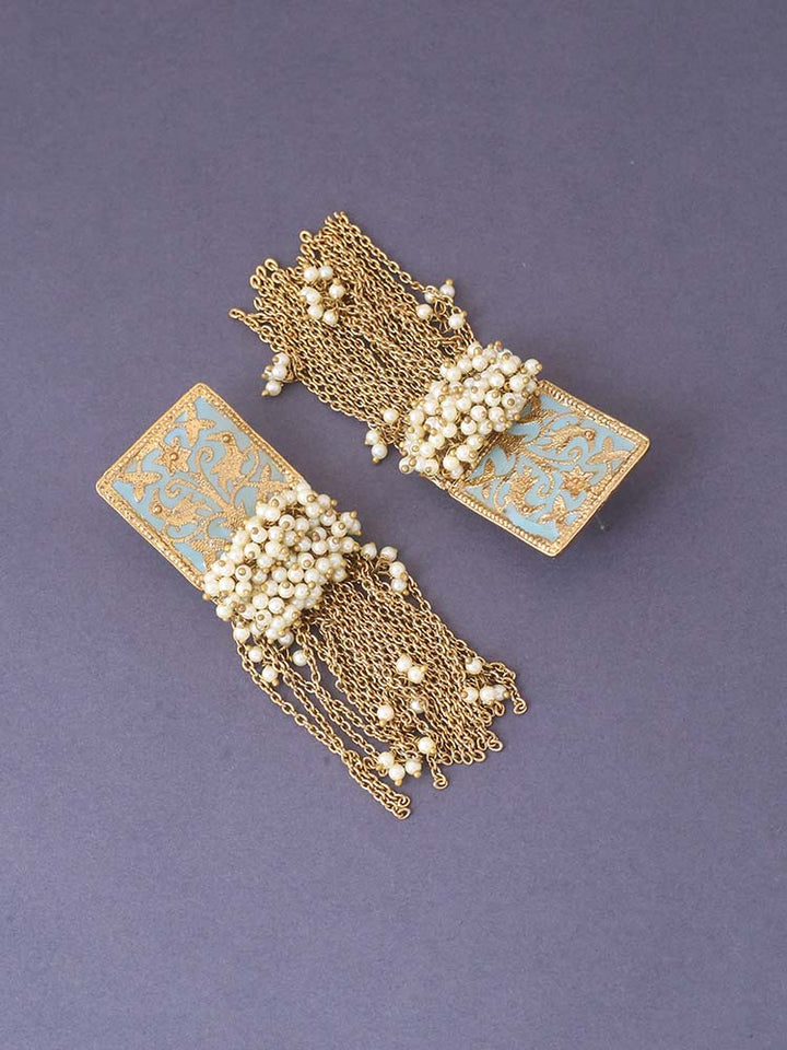 Turquoise Varsha Tassels