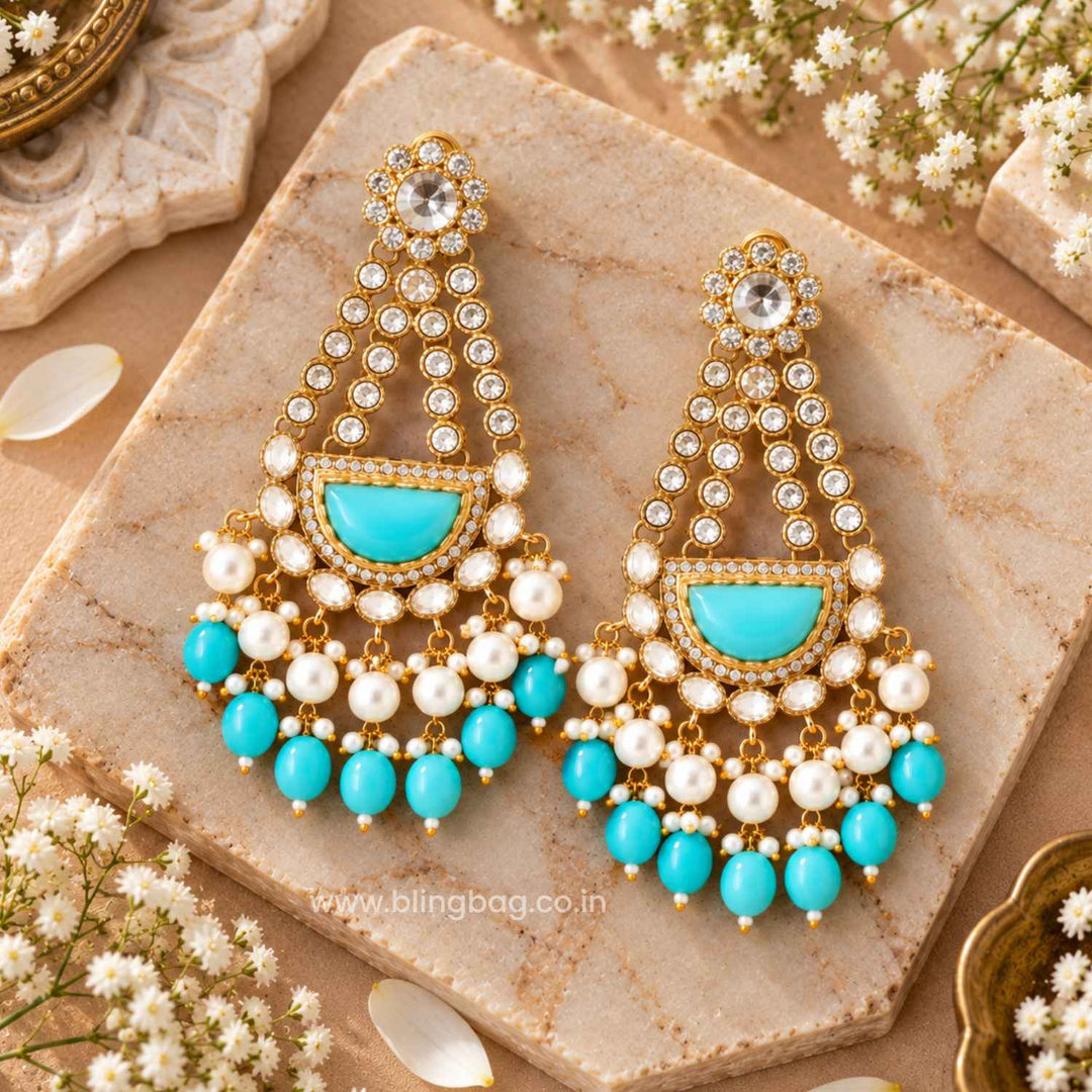 Turquoise Yaira Chandbalis