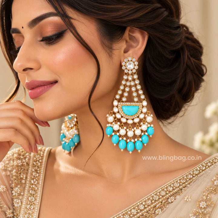 Turquoise Yaira Chandbalis