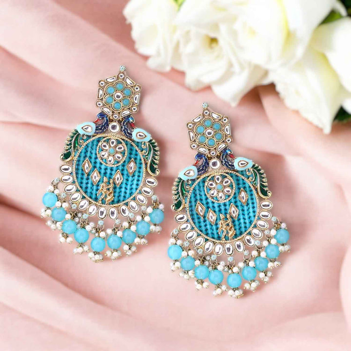 Turquoise Yasmeen Chandbalis