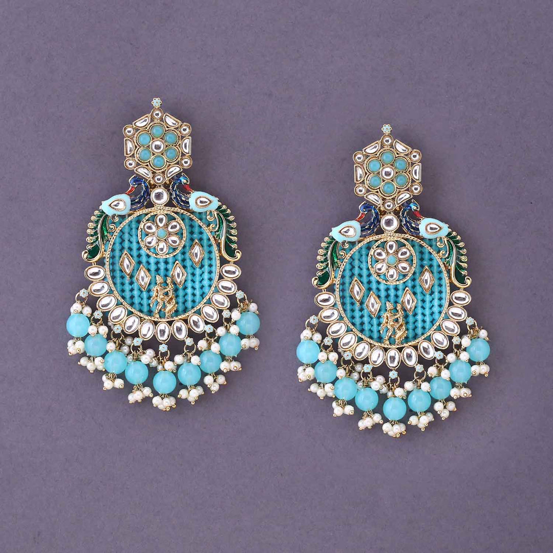 Turquoise Yasmeen Chandbalis