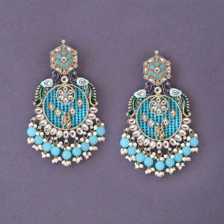 Turquoise Yasmeen Chandbalis
