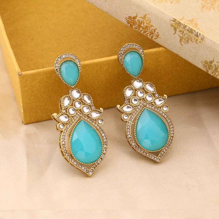 Turquoise Yatra Danglers