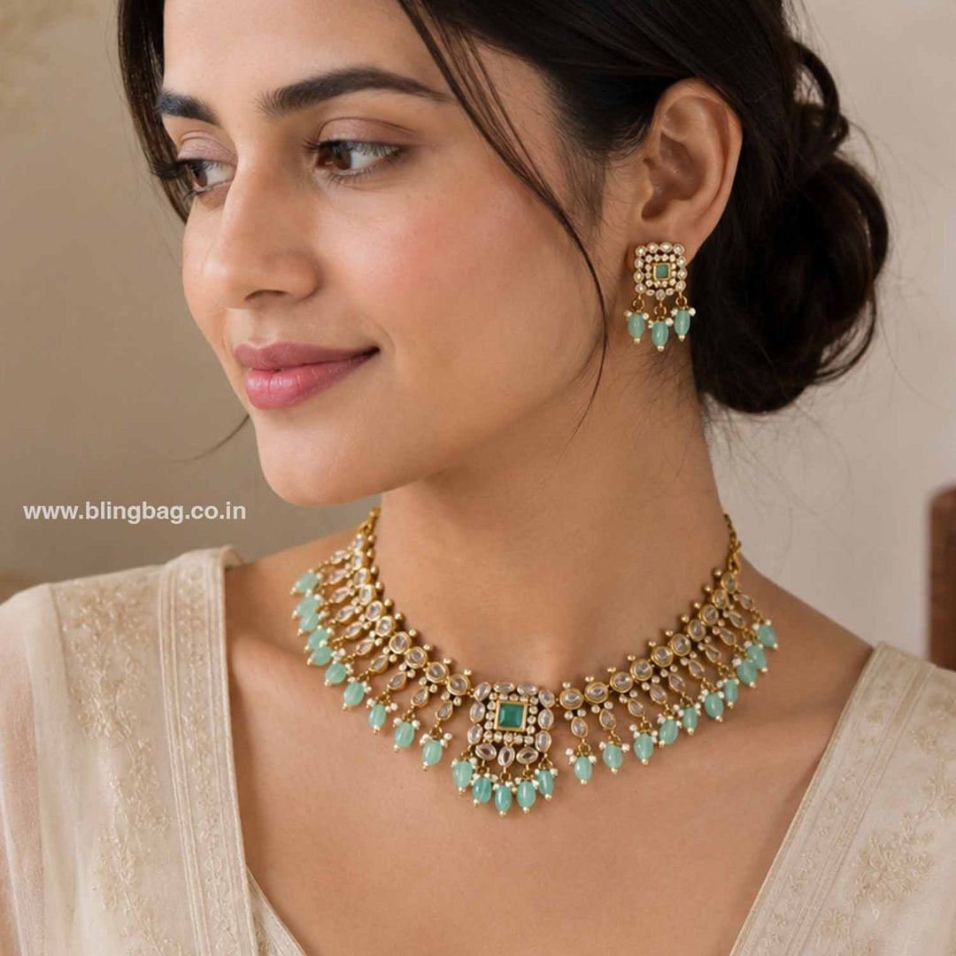 Turquoise Yuska Victorian Jewellery Set - New Arrival