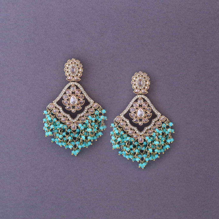 Turquoise Zarna Danglers