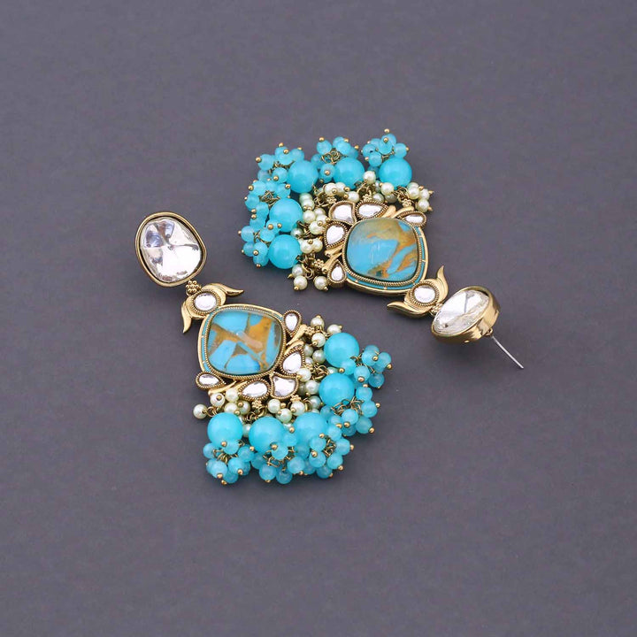 Turquoise Zaynah Danglers