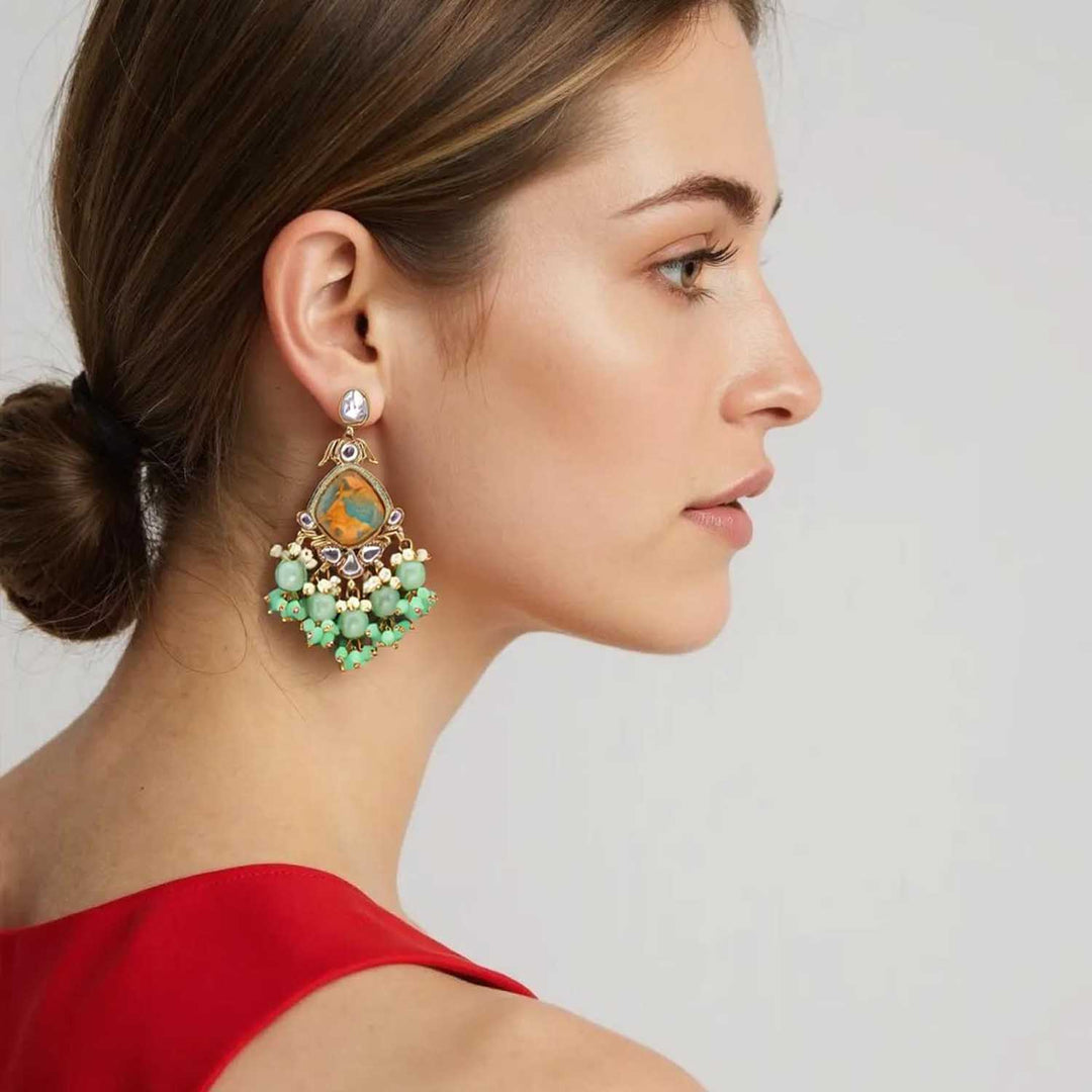 Mint Zaynah Danglers