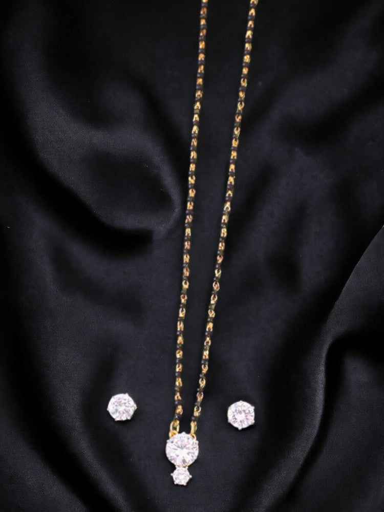 Golden Garima Mangalsutra Set