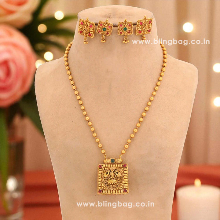 Varina Reversible Temple Jewellery Set- New Arrival