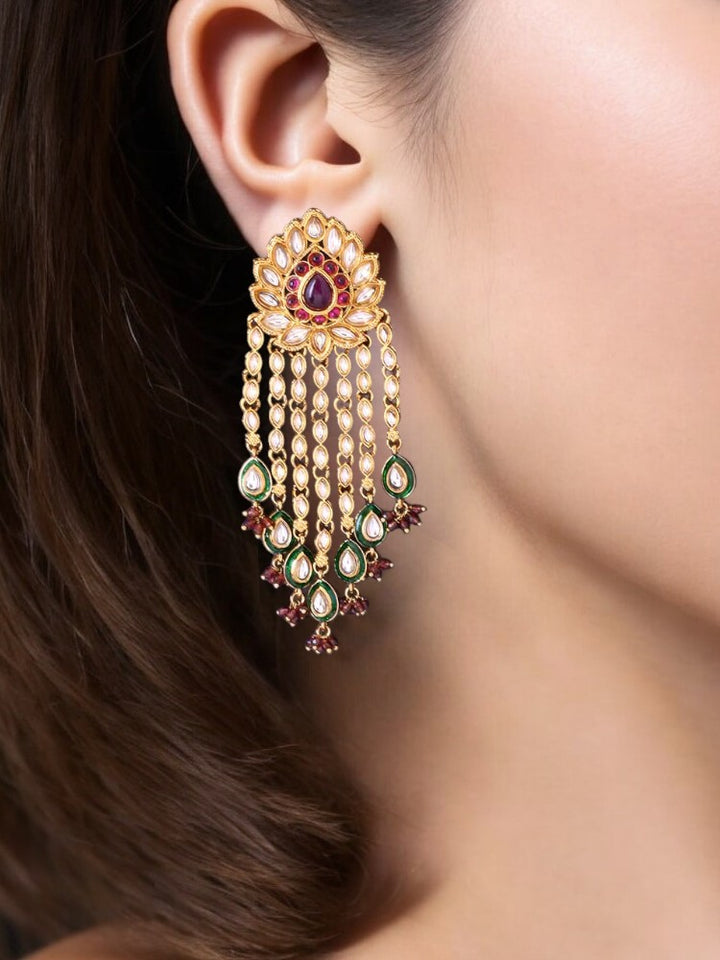 Wine Aadvika Tassels