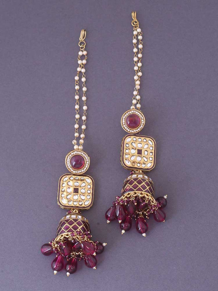 Wine Aditi Sahara Jhumkis