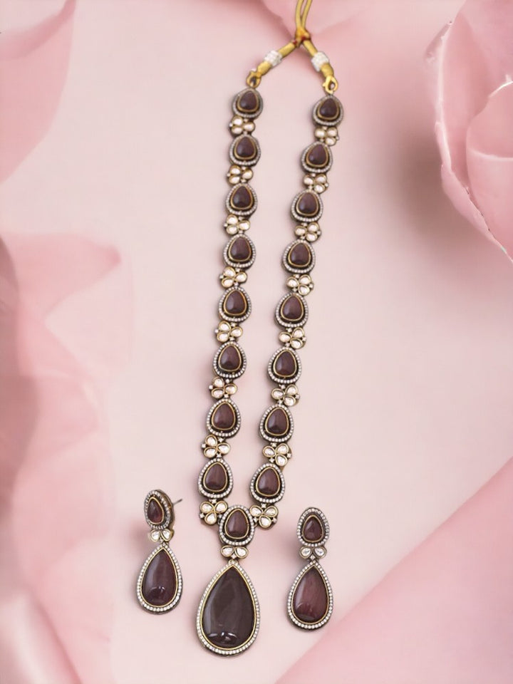 Wine Beny Zirconia Jewellery Set