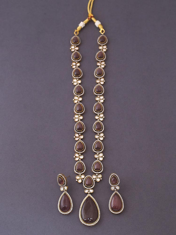 Wine Beny Zirconia Jewellery Set