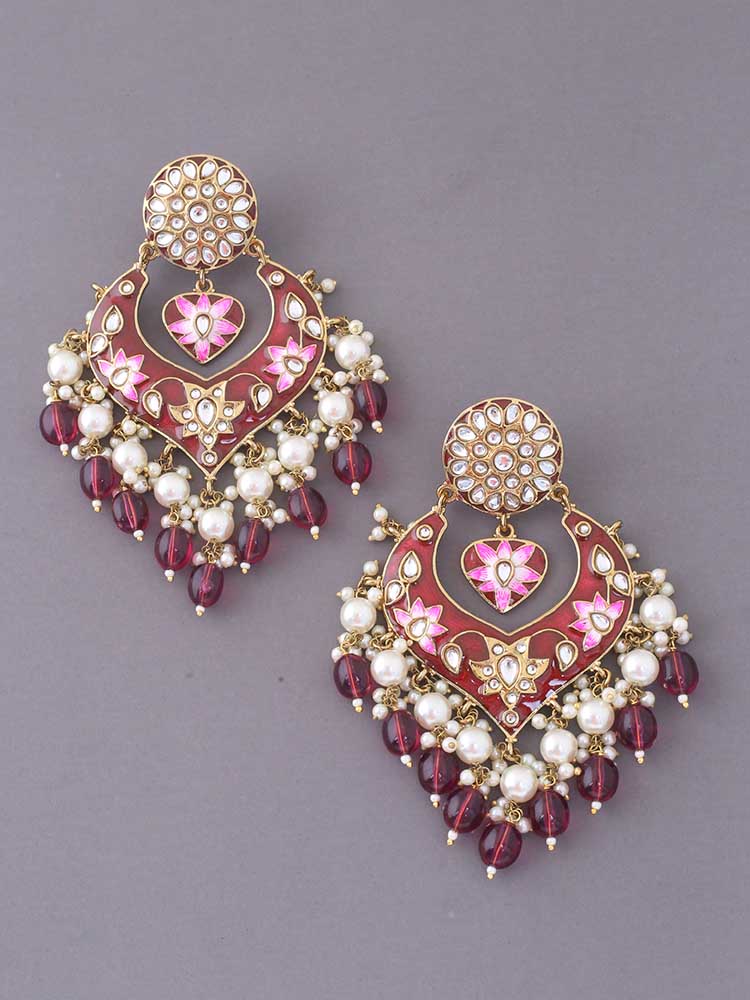 Wine Roohi Chandbalis - EOSS