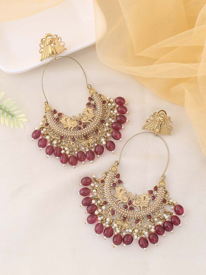 Wine Tulza Ethnic Chandbalis