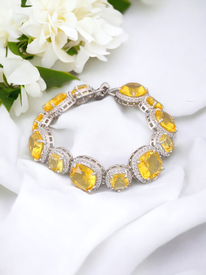 Yellow Banny Zirconia Bracelet