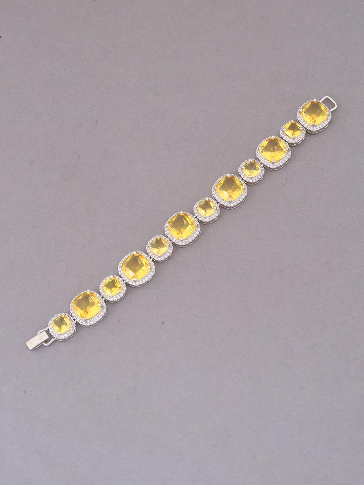 Yellow Banny Zirconia Bracelet