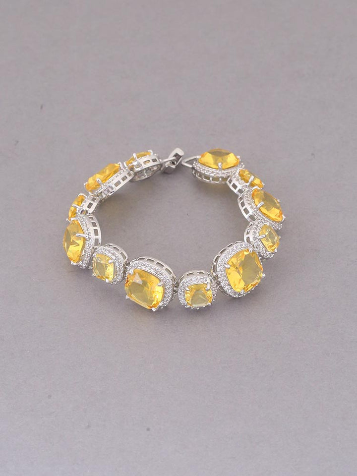 Yellow Banny Zirconia Bracelet