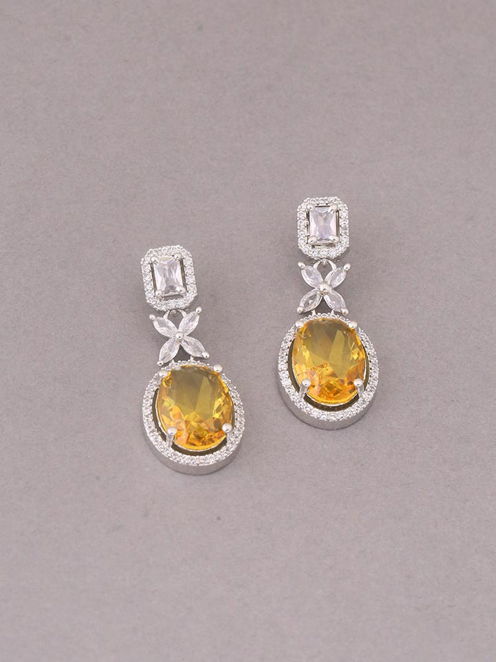 Yellow Icardi Zirconia Danglers