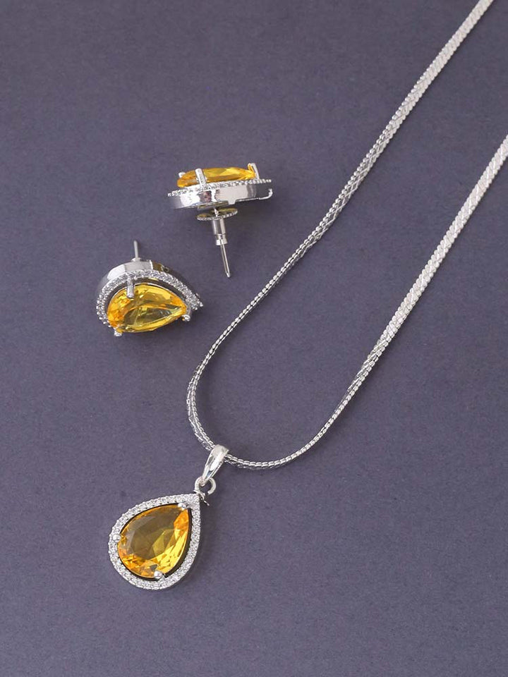 Lemon Periera Pendant Set