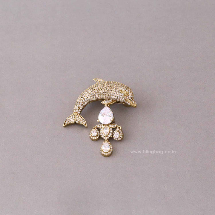 Antique Dolphin Brooch
