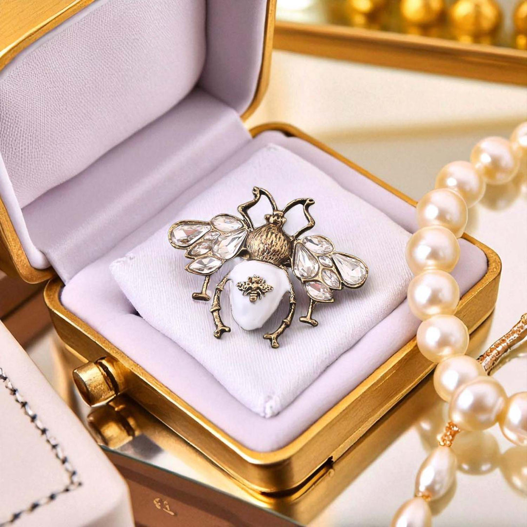 Antique Elegant Bee Brooch