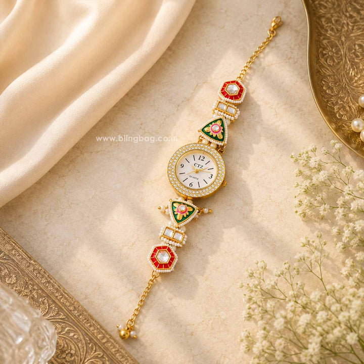 BlingBag Aaishree Adjustable Bracelet Watch