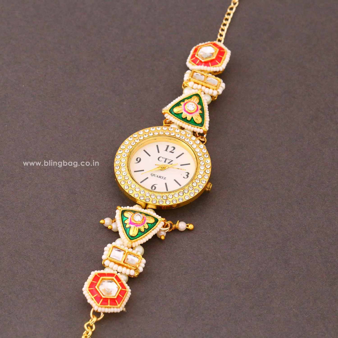 BlingBag Aaishree Adjustable Bracelet Watch