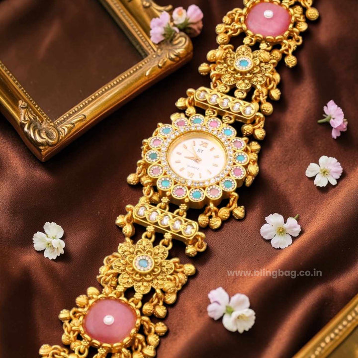 BlingBag Blush Kavyani Heritage Bracelet Watch